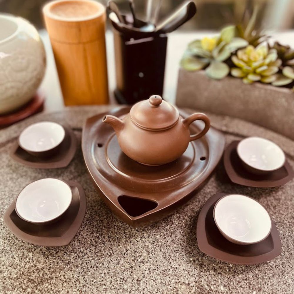 Xiangyun purple clay teapot set XY