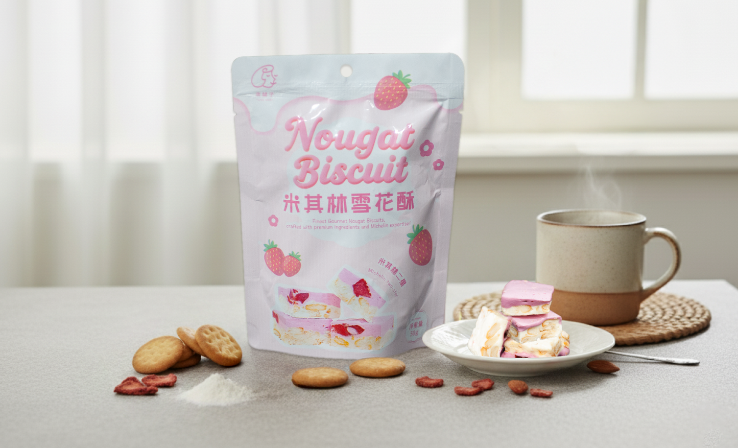 Tang Shop Michelin Nougat Biscuit 50g/Bag