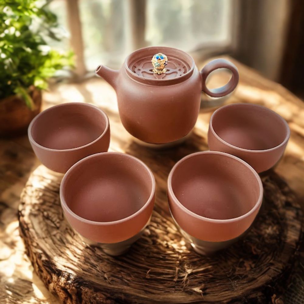 Tenfu Zisha Palace Lantern Pot Set GDP-S