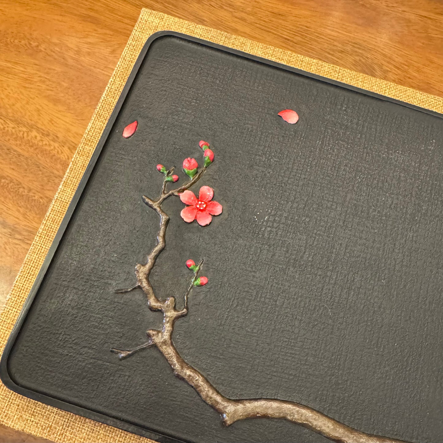 Plum blossom tea tray QS-CHMH-S