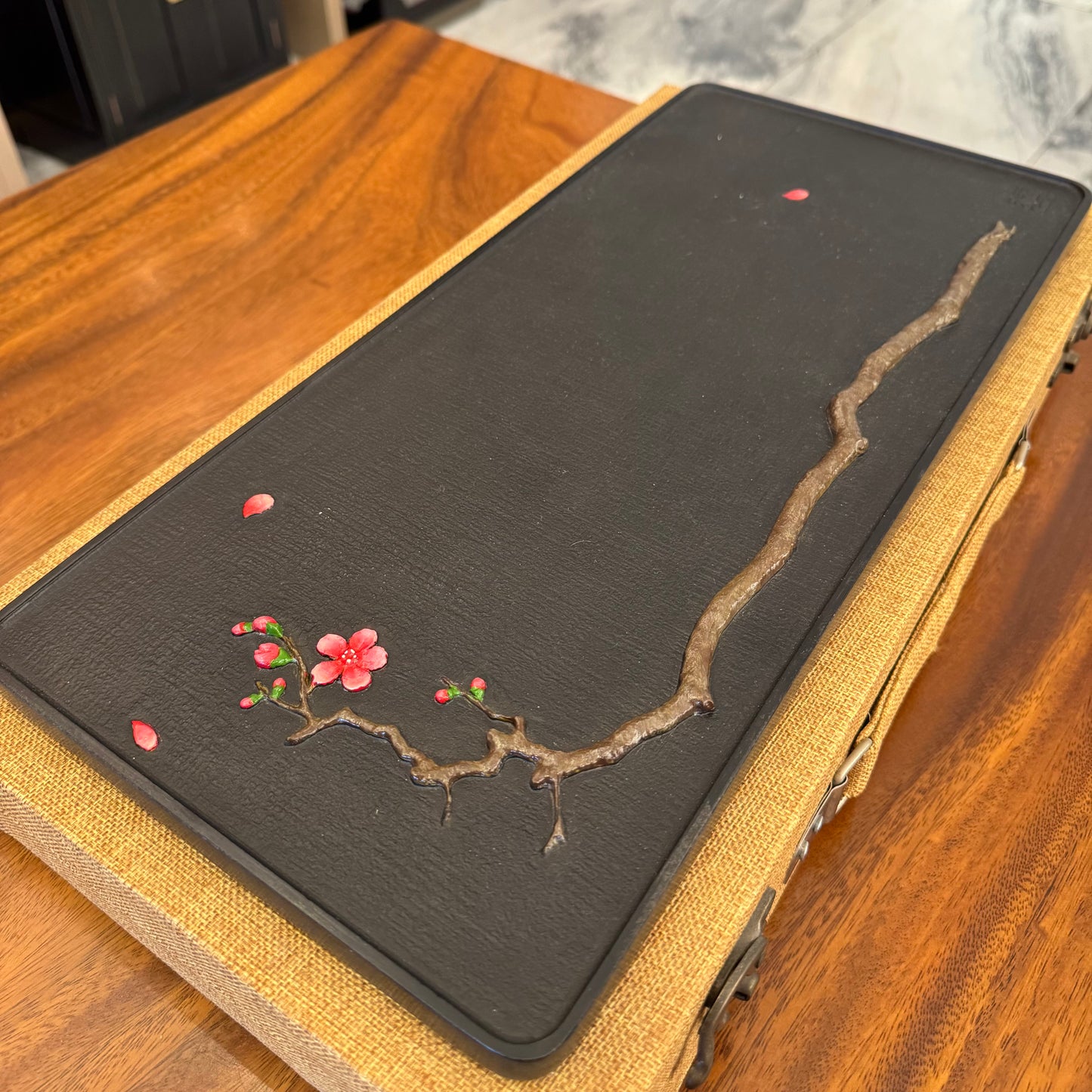 Plum blossom tea tray QS-CHMH-S