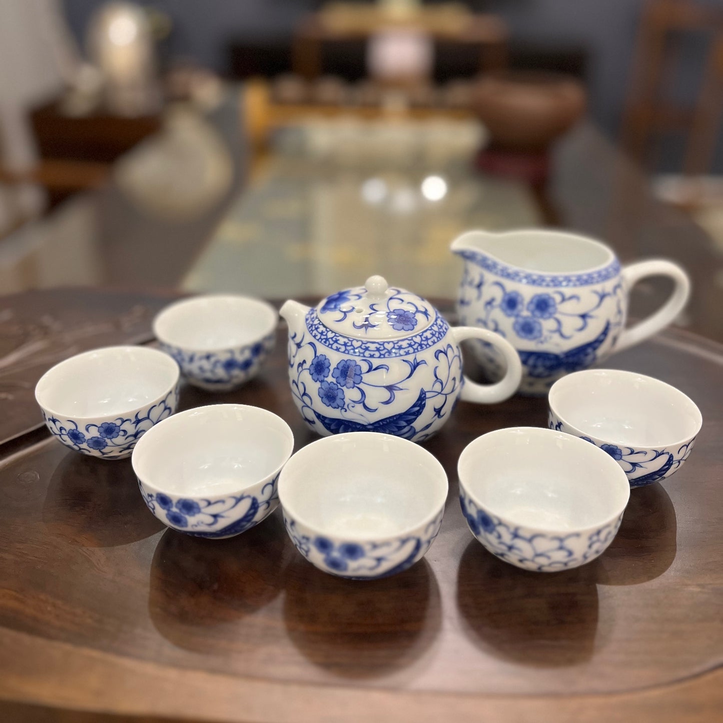 Diewu Qinghua tea set