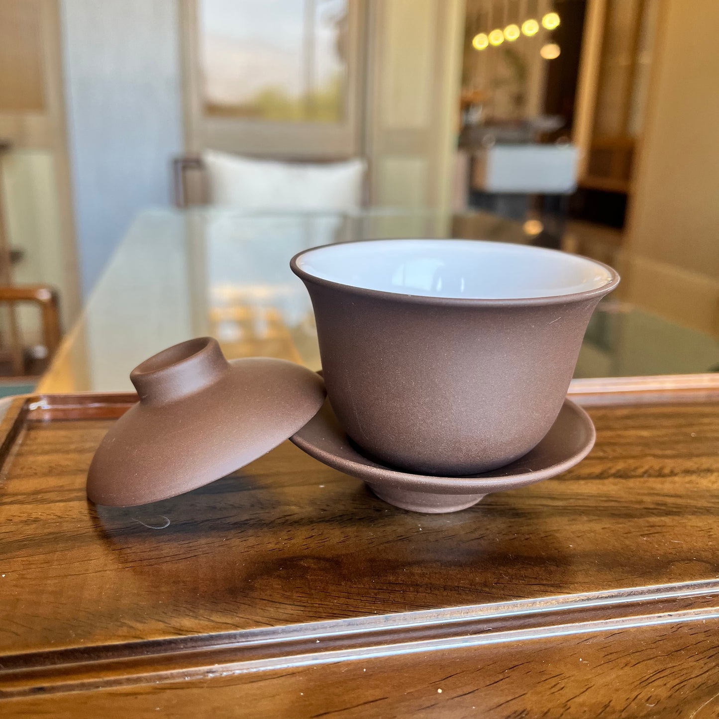 Purple sand lid cup 紫砂蓋杯 ZSGB
