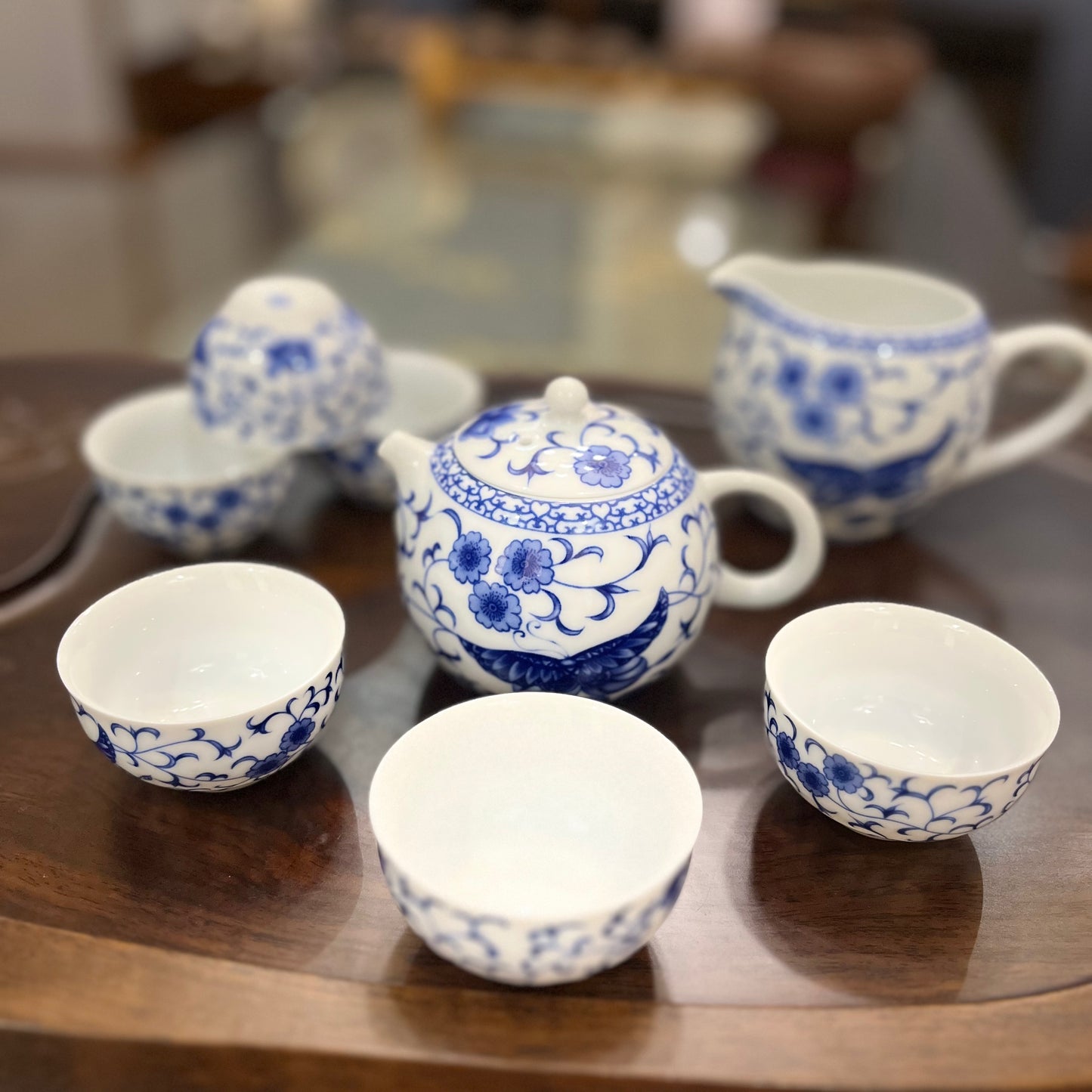 Diewu Qinghua tea set