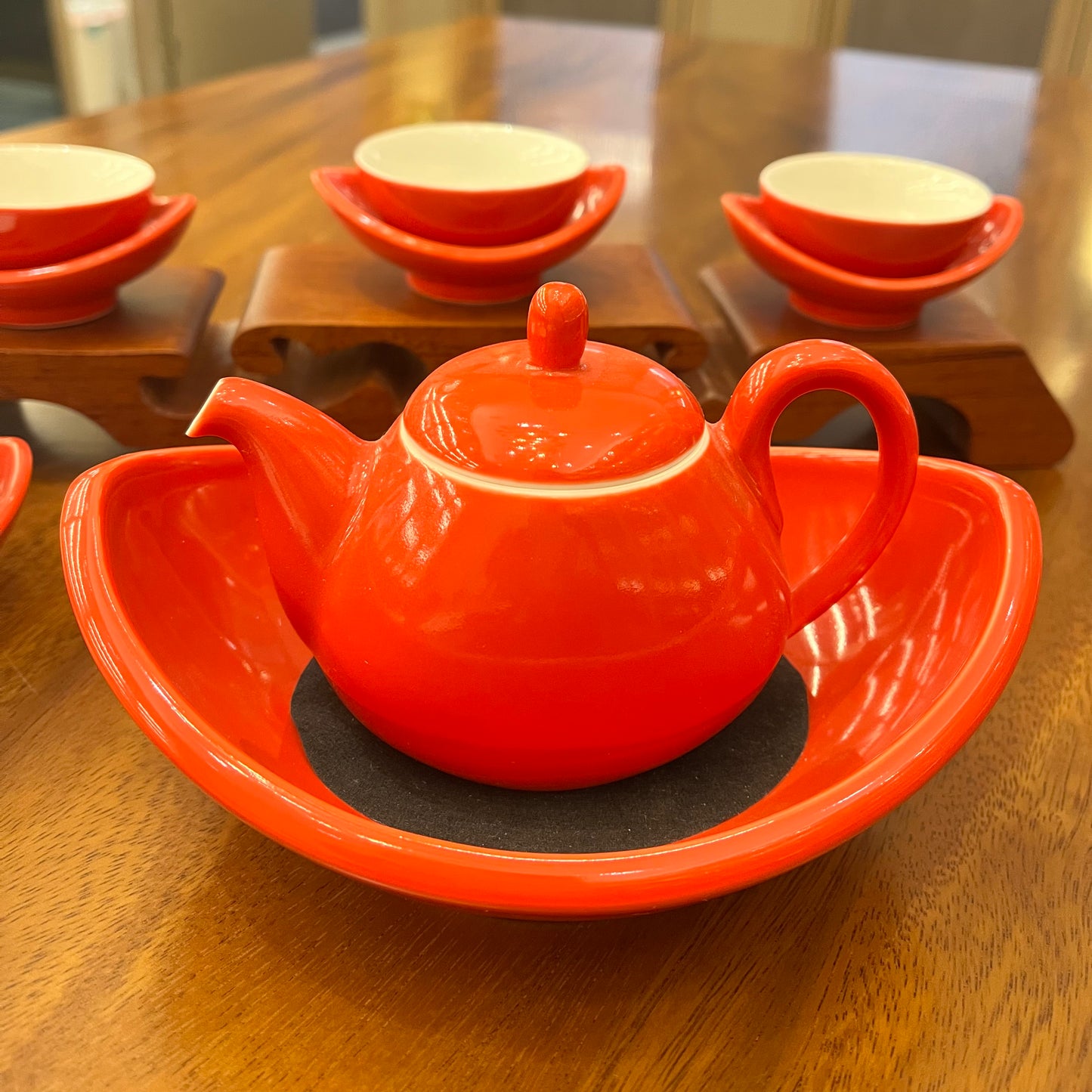 LuYu Peach Tea Set