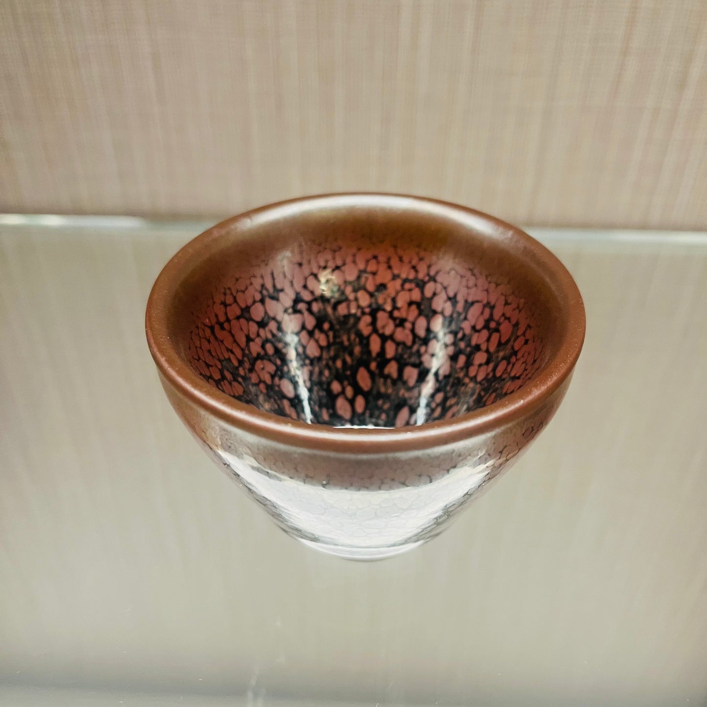 Jian Zhan Red Oil Droplets Cup