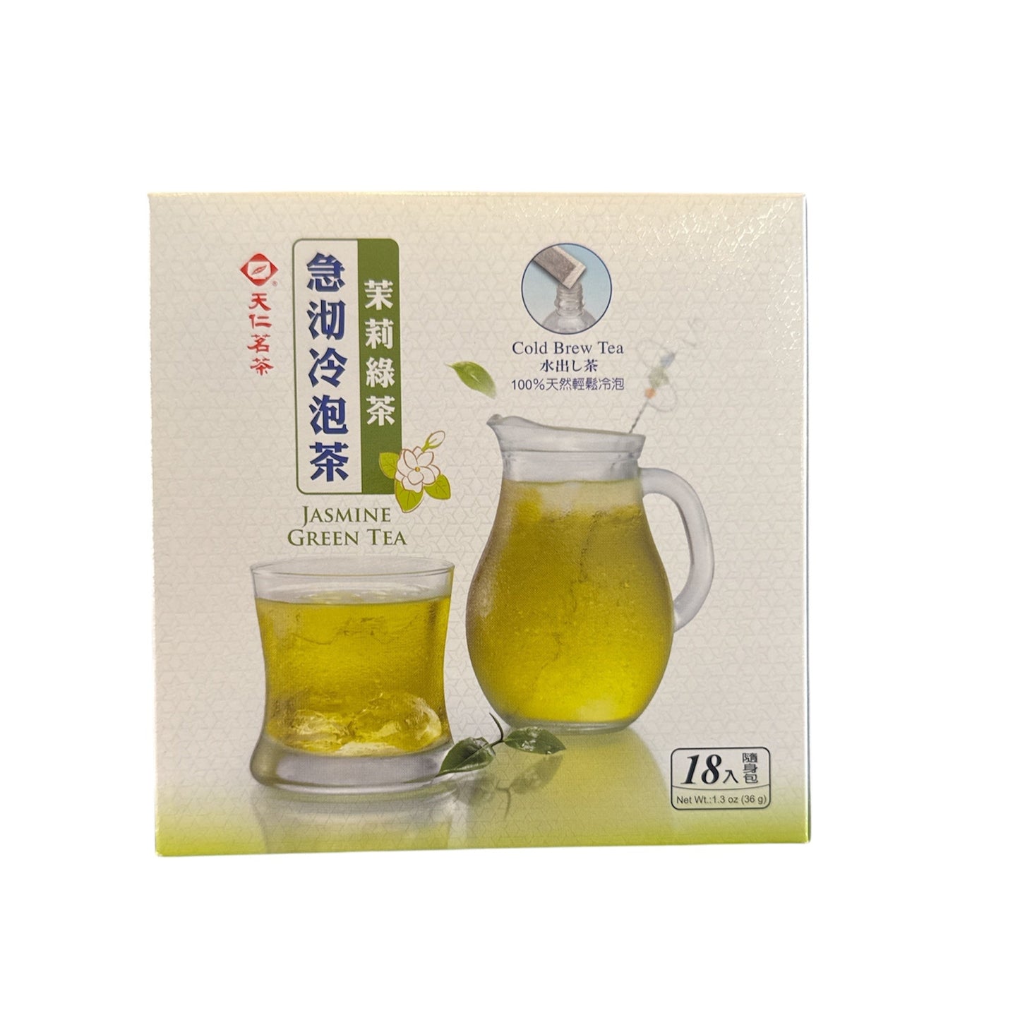 Tenren Jasmine Green Tea Cold Brew Tea Bags