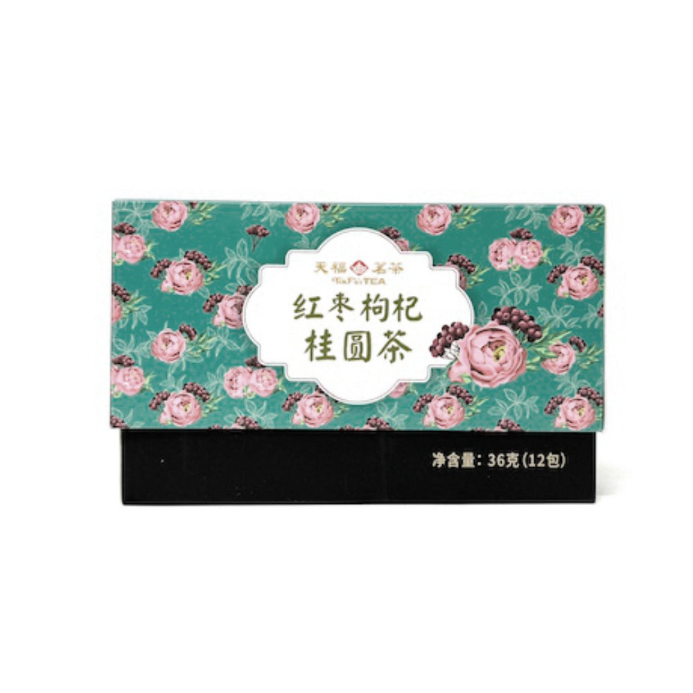 Tenfu's Tea-Jujube Goji berries Logan Tea 3.5g x12Bags