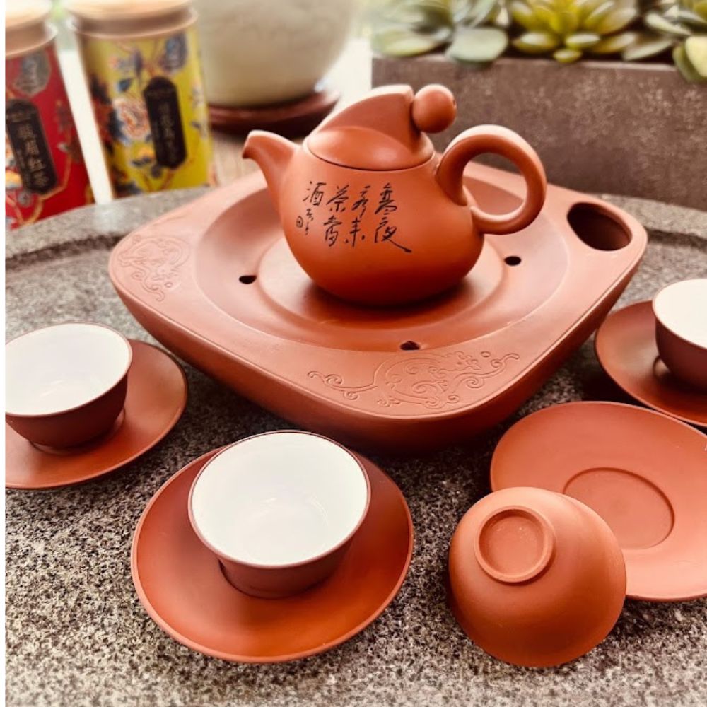 红色圣诞深红色锅具组 HSD