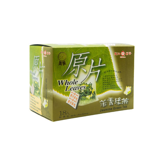 Whole Leaves Jasmine Green Tea 18 pcs SGRTB18N