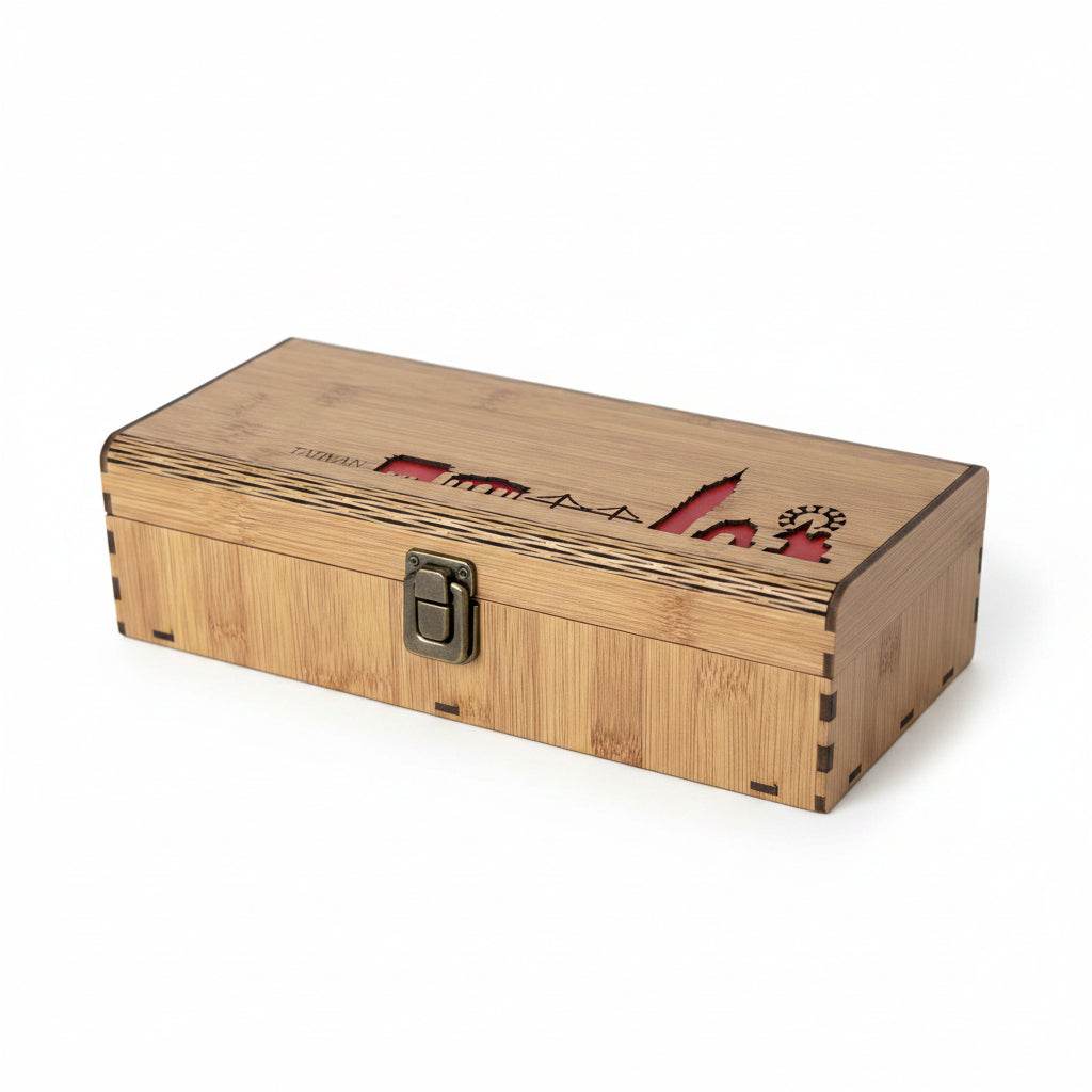 Bamboo Pattern Taiwan Scenic Spots Gift Box