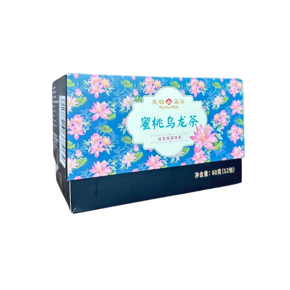 Sweet Peach Oolong Tea Pyramid Tea Bags (5gx 12 Tea bags)