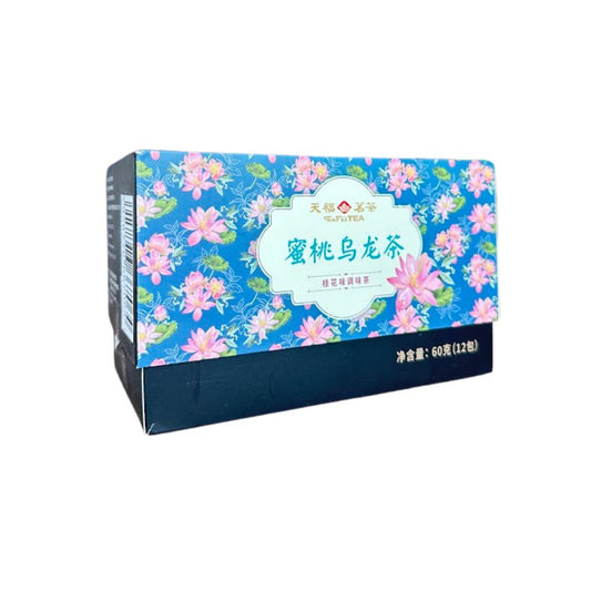 Sweet Peach Oolong Tea Pyramid Tea Bags (5gx 12 Tea bags)