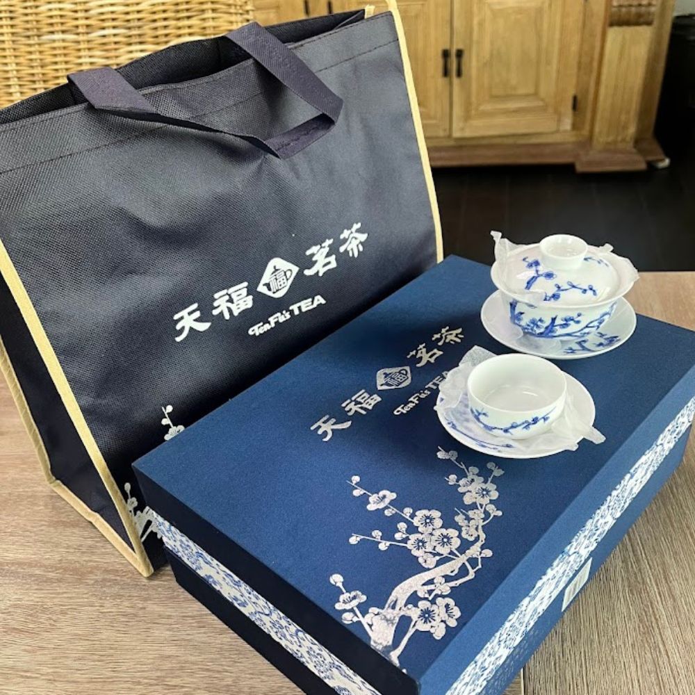 天福青花梅花碗套装 TUREEN-QHMH