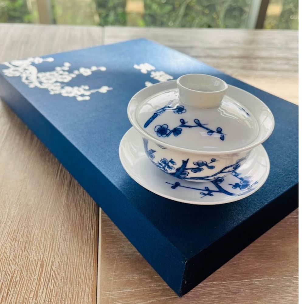 天福青花梅花碗套装 TUREEN-QHMH