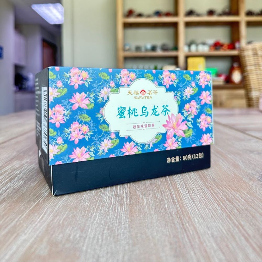 Sweet Peach Oolong Tea Pyramid Tea Bags (5gx 12 Tea bags)
