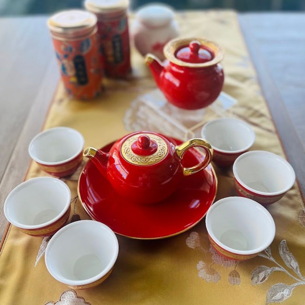 天福窑喜事连连壶组 TFY-XSLL-S