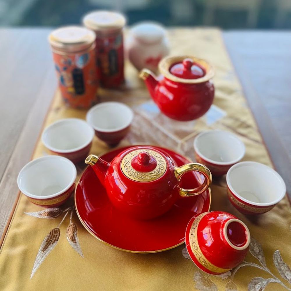 天福窑喜事连连壶组 TFY-XSLL-S