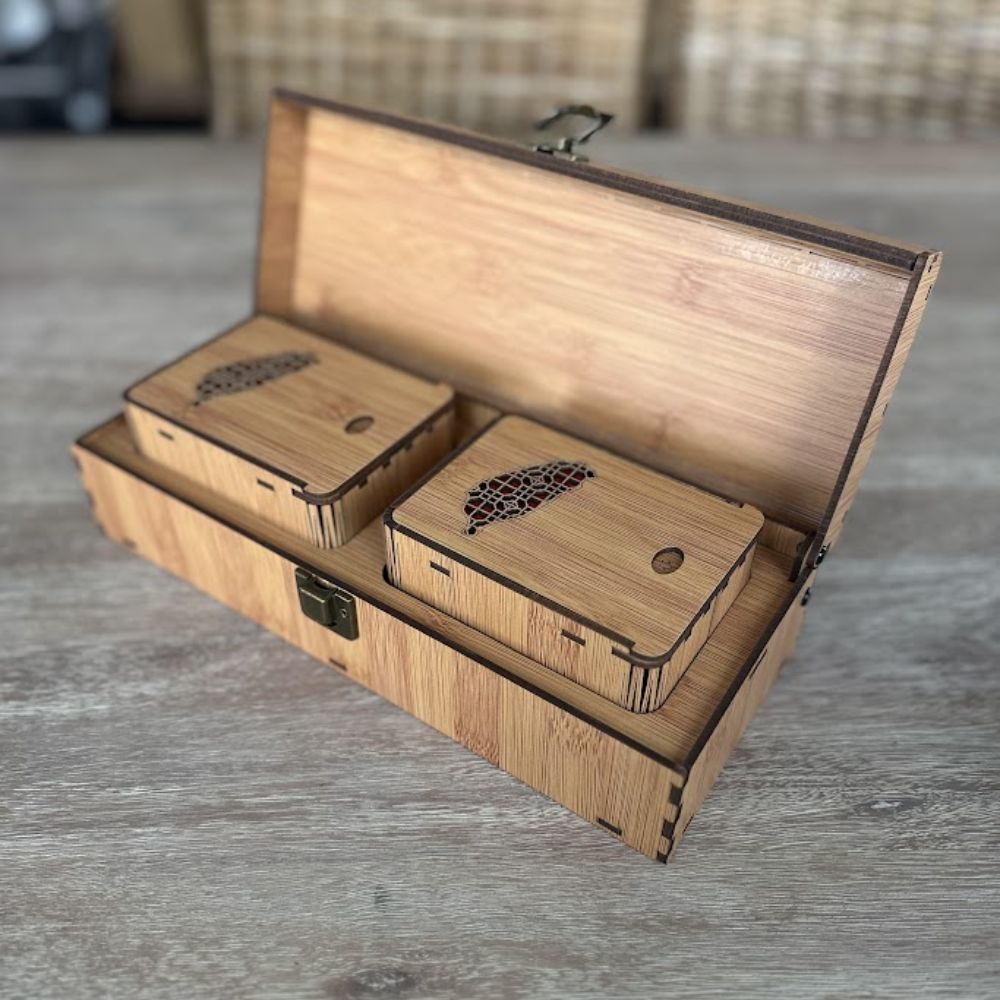 Bamboo Pattern Taiwan Scenic Spots Gift Box