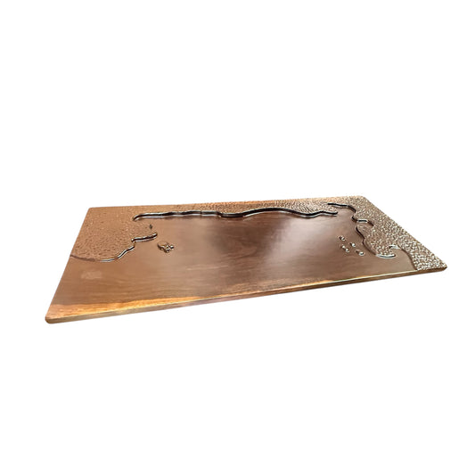 Ebony waves brings you to dreams tea tray B TSRM
