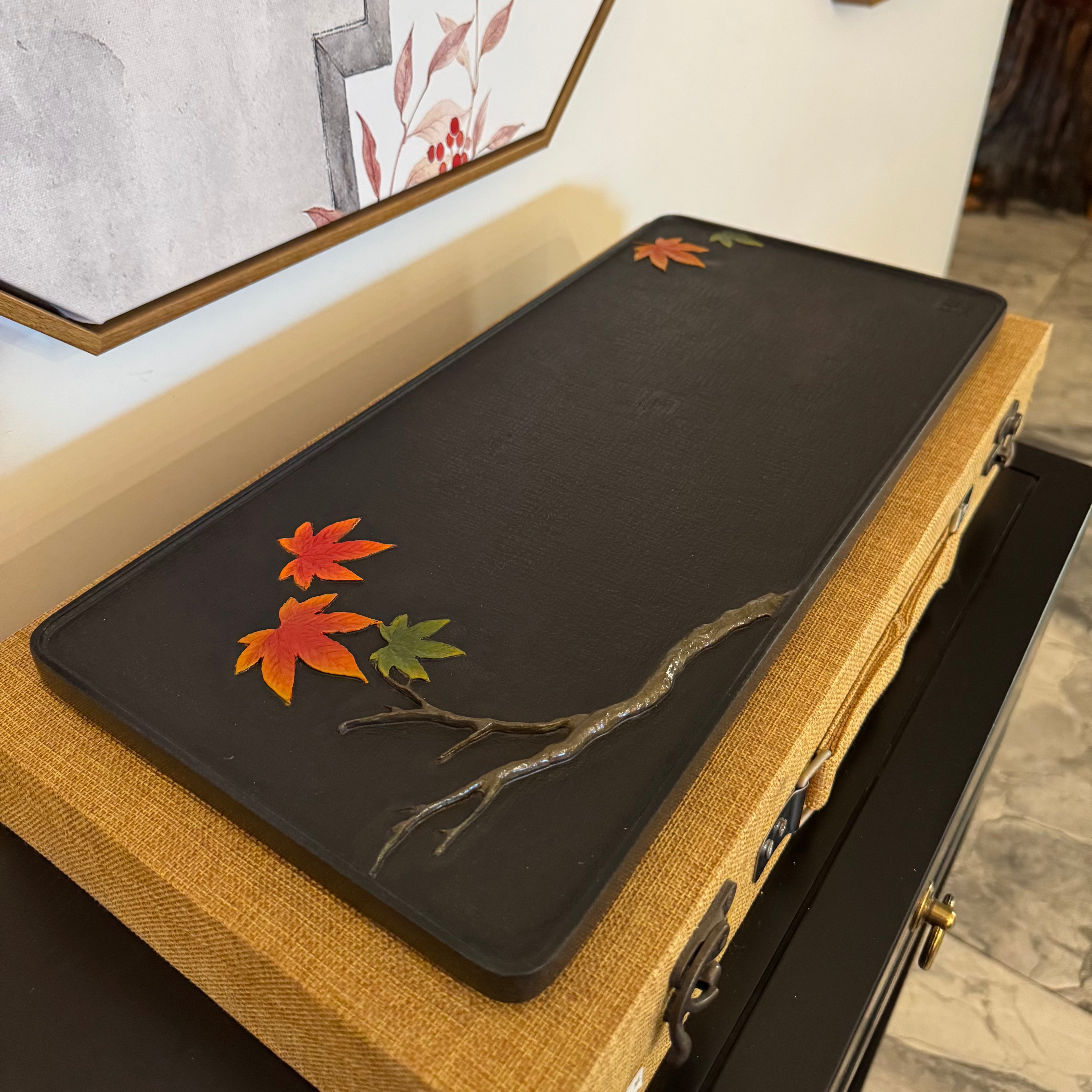 Maple leaf tea tray QS-CHFY-S