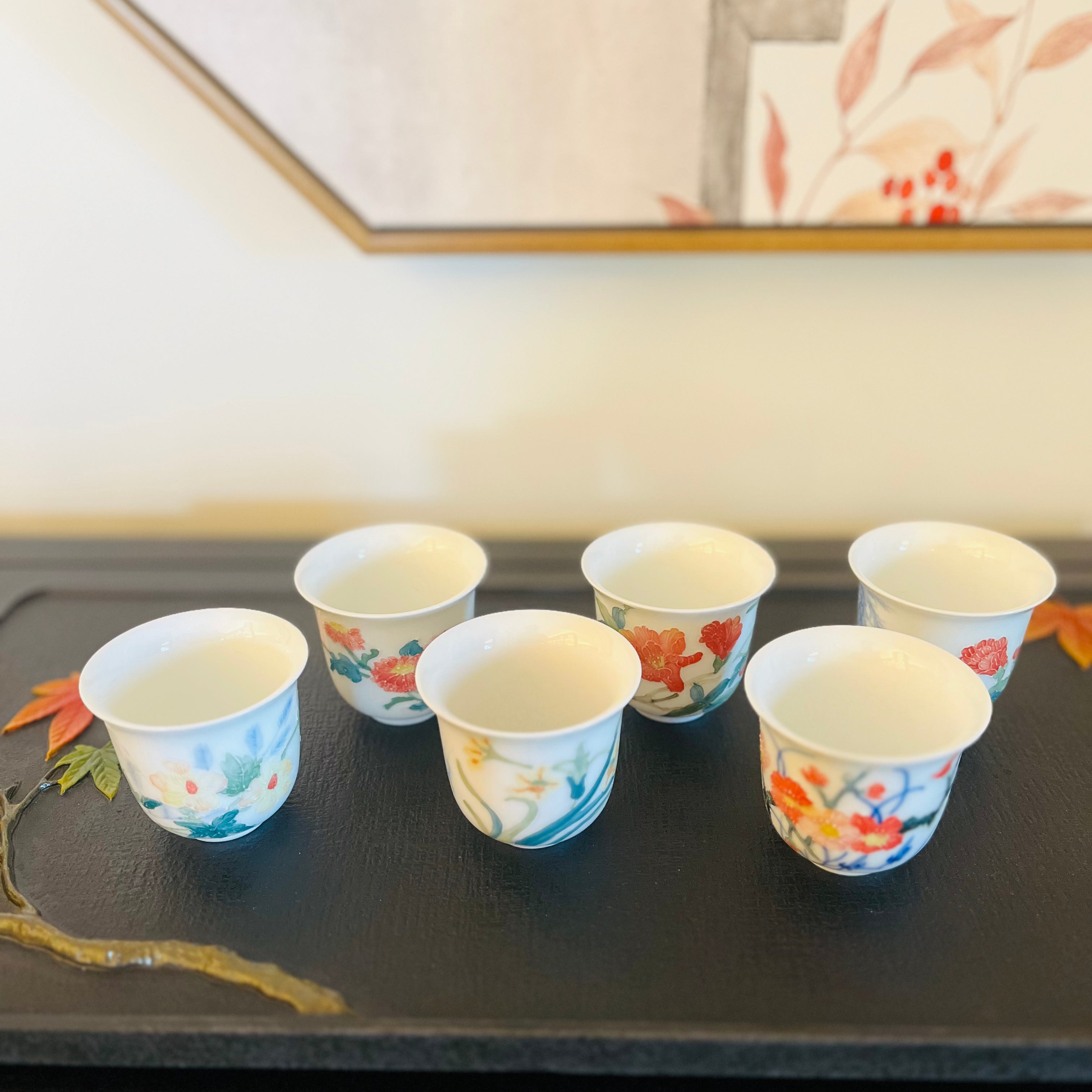 Autumn and Winter Flower God Cup (6 Flower Gods)