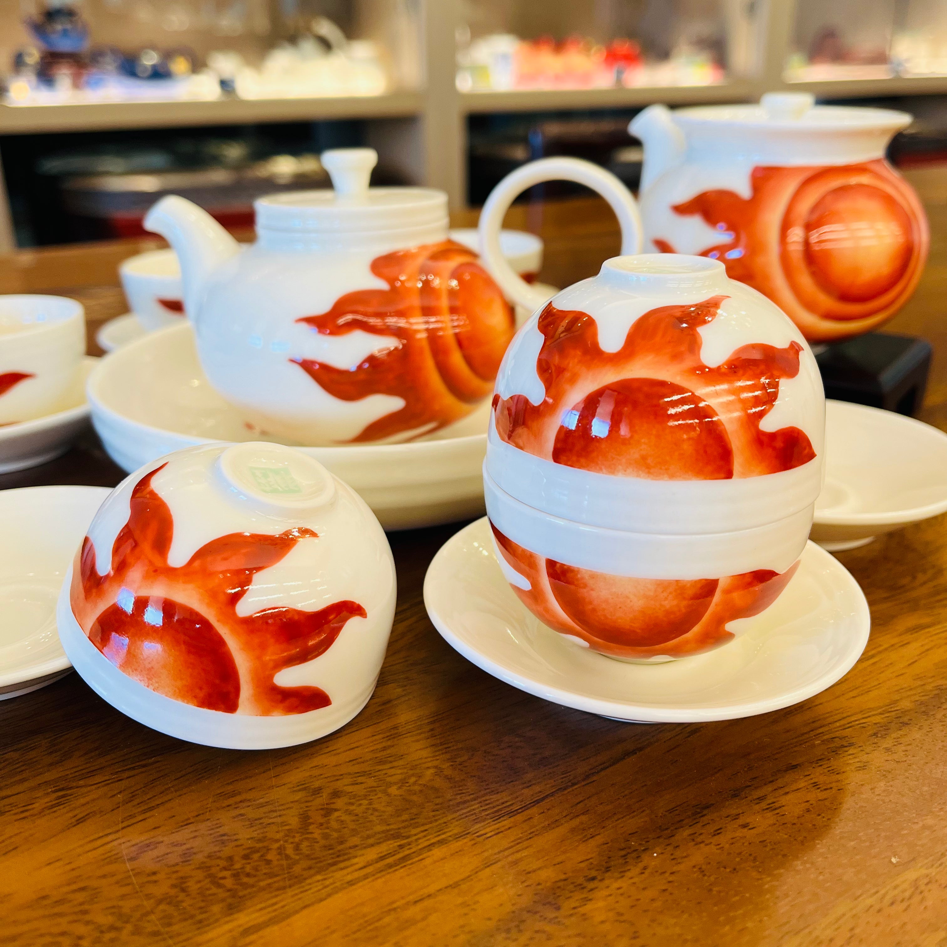 Sun god tea set