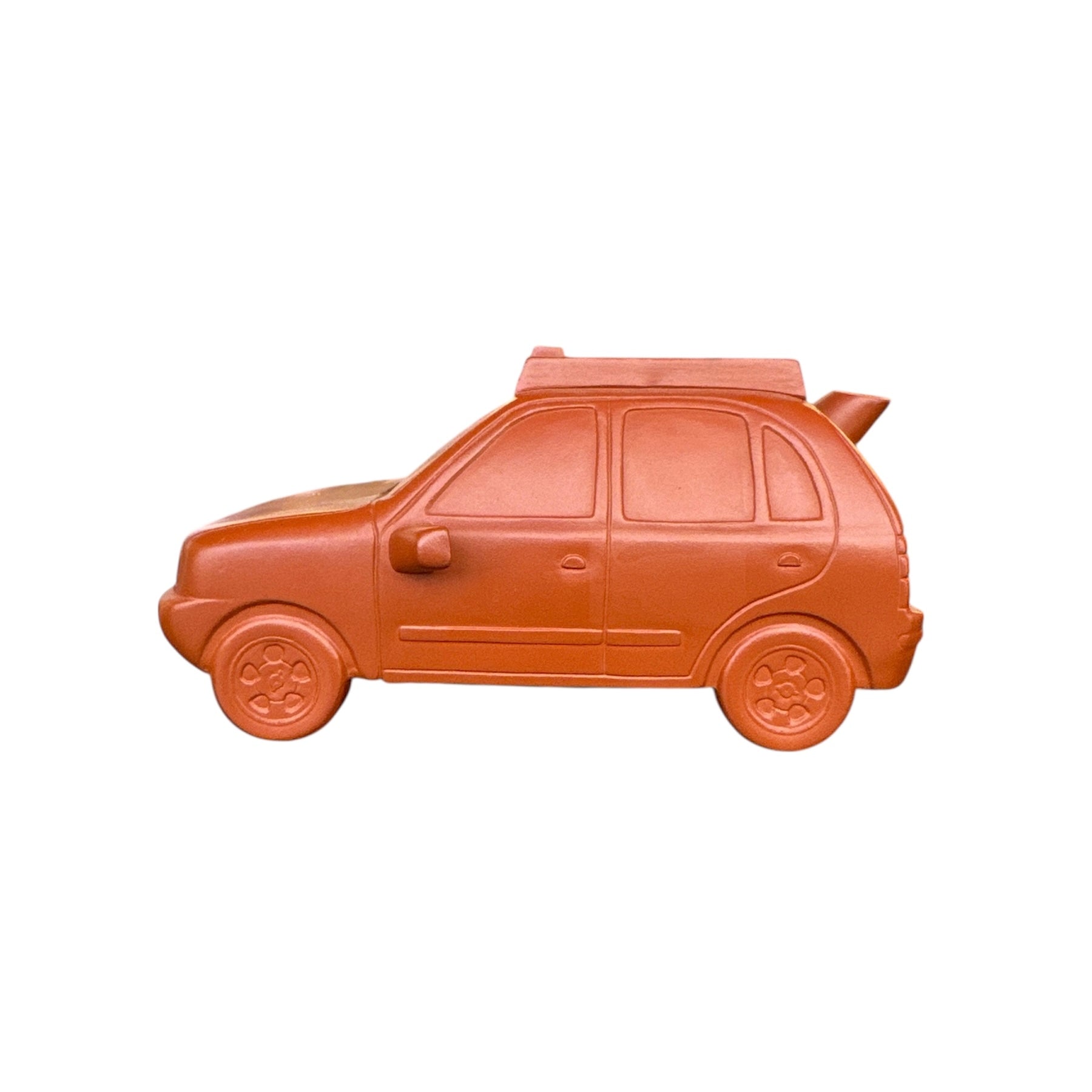 汽車壺(朱泥) CARZN