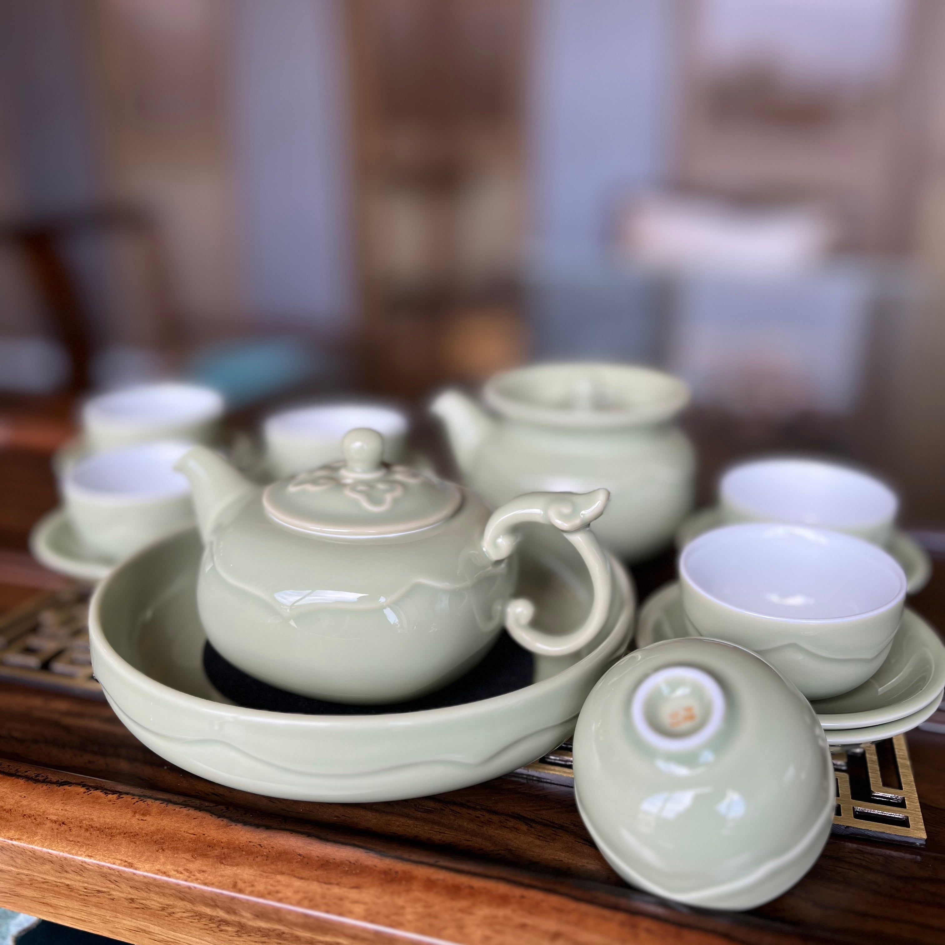 Luyu sihejixiang tea set