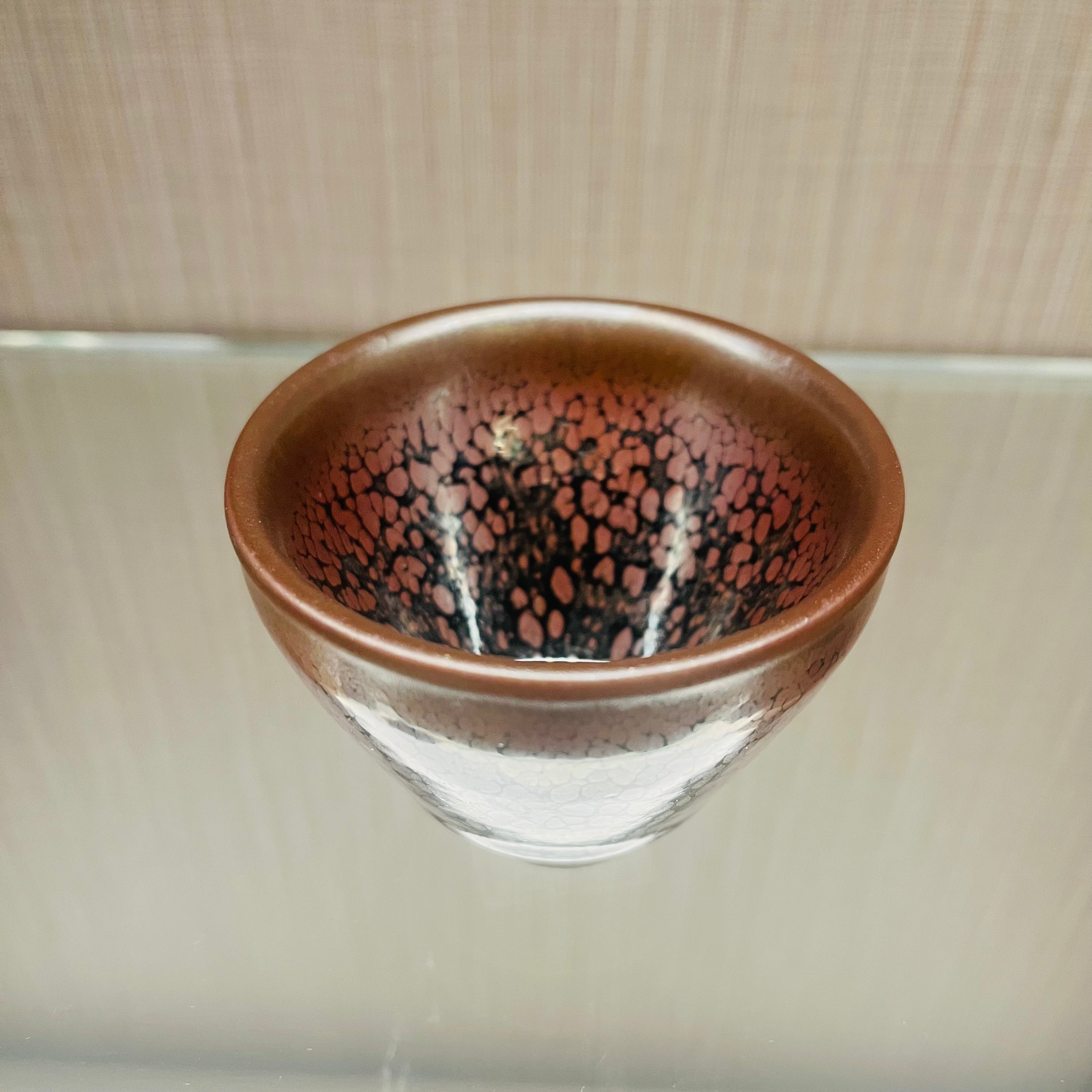 Jian Zhan Red Oil Droplets Cup