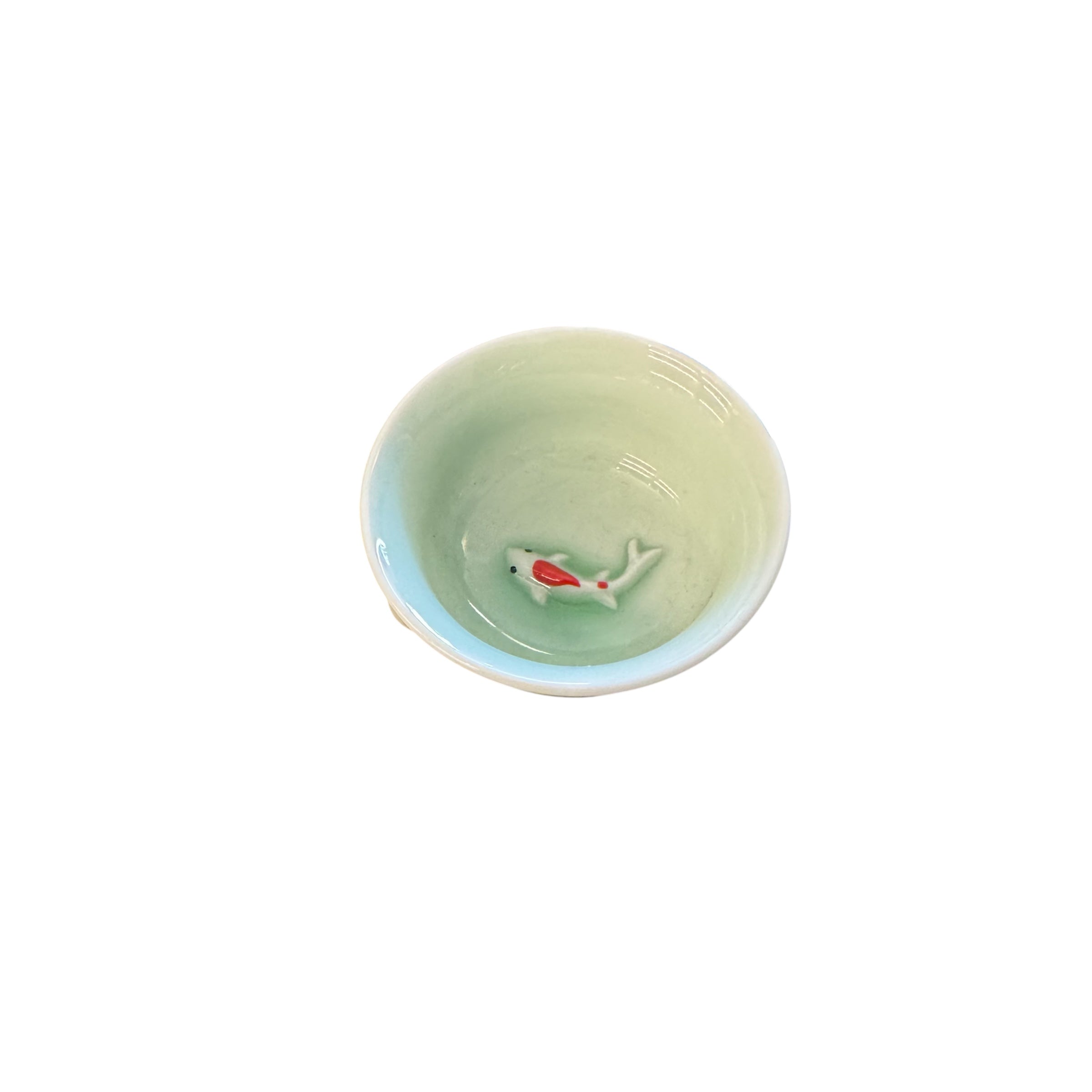 Celadon fish cup (small) WCFISH-S
