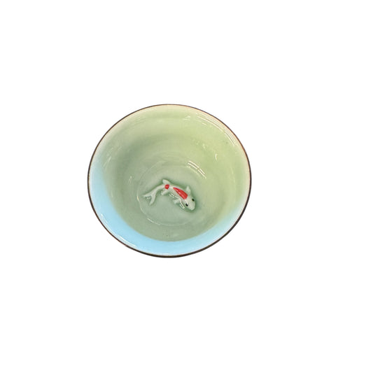 Celadon fish cup (large) WCFISH-L
