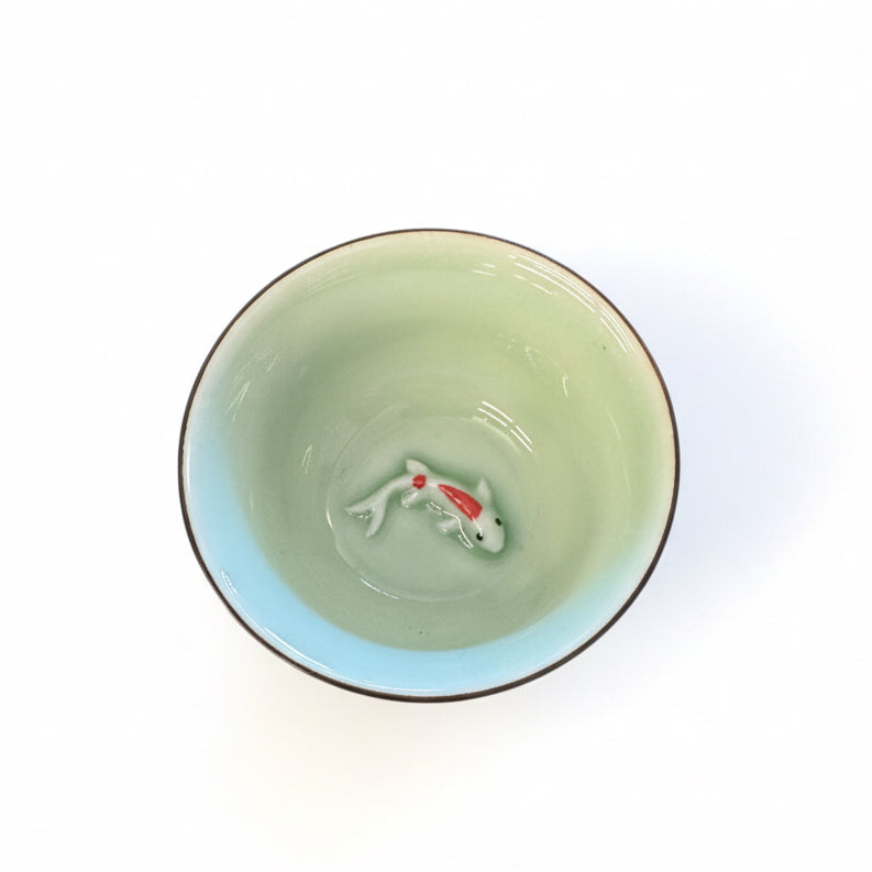 青瓷魚杯（大）WCFISH-L