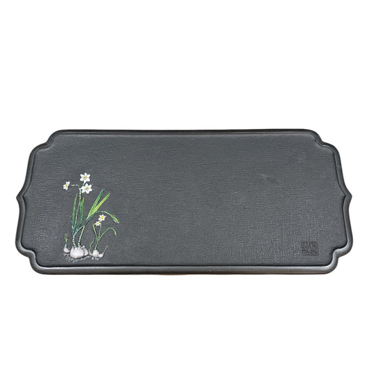 Painted Narcissus Tea Tray
