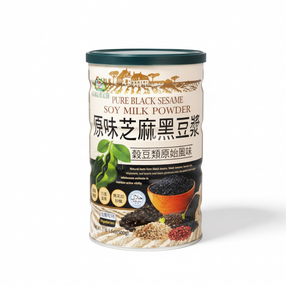 2136 Pure Black Sesame Soy Milk Powder 500g