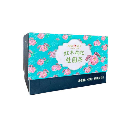 Tenfu Red Date, Wolfberry and Longan Tea Bags 42G